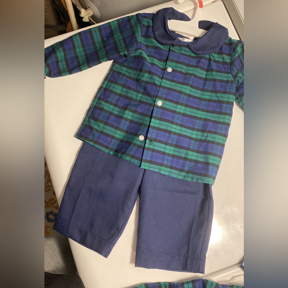 Toddler boys Christmas pant set